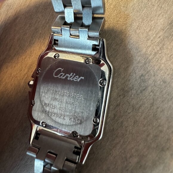 Panther Watch Silver 27MM large size SLIM WRIST 6" - Picture 3 of 6